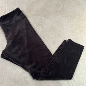 J.Jill charcoal grey velvet leggings